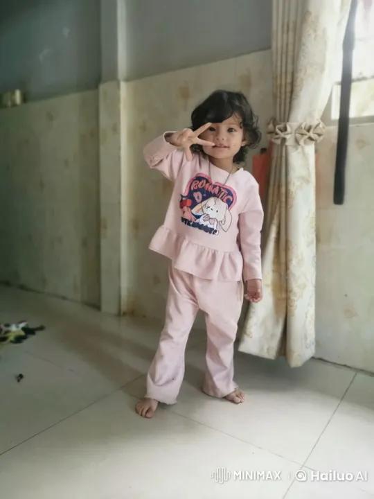 Child in Pajamas Plays in Serene Home Setting – AI Generated Video | Hailuo AI