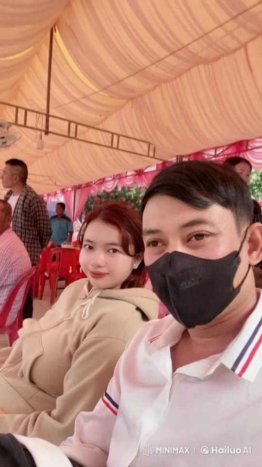 Social Gathering Under a Draped Tent – AI Generated Video | Hailuo AI