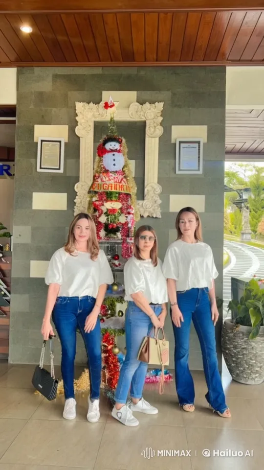 Women's Hilarious Somersault in Christmas Display – AI Generated Video | Hailuo AI