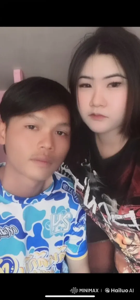Two Friends in Colorful Shirts, Close Posed – AI Generated Video | Hailuo AI