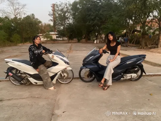 Martial Arts Fight Scene on Motorbikes – AI Generated Video | Hailuo AI