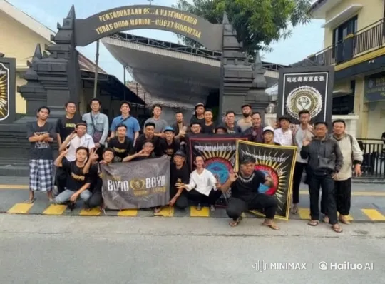 Indonesian Martial Arts Group Demonstrates Kung Fu Skills – AI Generated Video | Hailuo AI