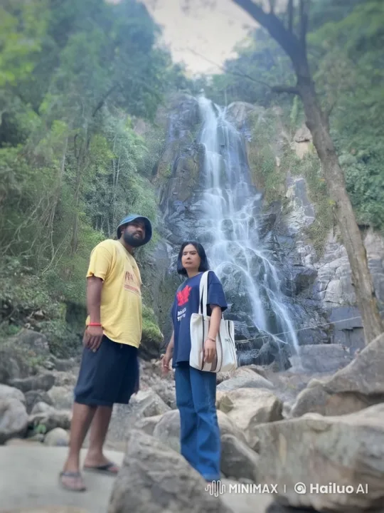 Kungfu Duel Between Man and Woman at Waterfall – AI Generated Video | Hailuo AI