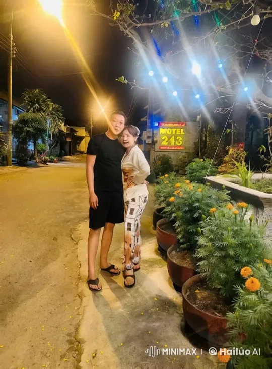 Couple Practicing Kung Fu on Dimly Lit Road – AI Generated Video | Hailuo AI