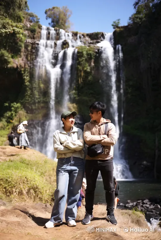 Martial Arts Showdown by Majestic Waterfall – AI Generated Video | Hailuo AI