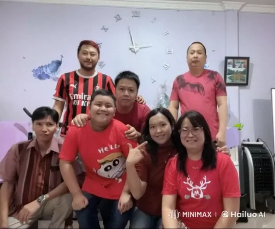 Colorful Group Engages in Playful Fight Scene – AI Generated Video | Hailuo AI