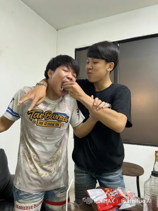Playful Kung Fu Sparring Between Two Young Men – AI Generated Video | Hailuo AI