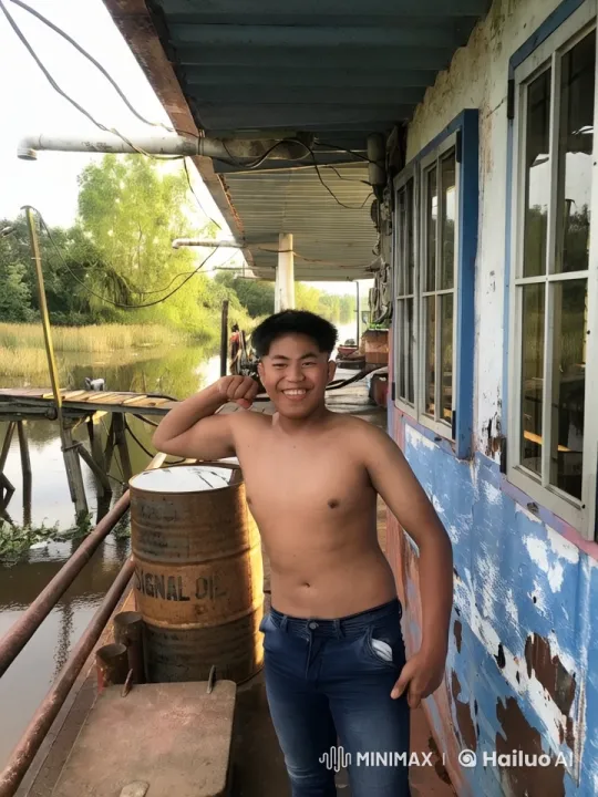 Young Martial Artist Demonstrates Discipline by Waterway – AI Generated Video | Hailuo AI