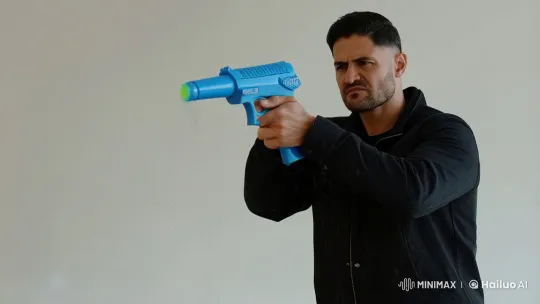Spanish PM Pedro Sanchez Transforms into Sponge After Water Gun Surrender – AI Generated Video | Hailuo AI