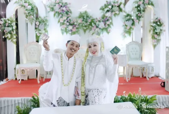 Traditional Wedding Couple Engages in Friendly Kungfu Duel – AI Generated Video | Hailuo AI