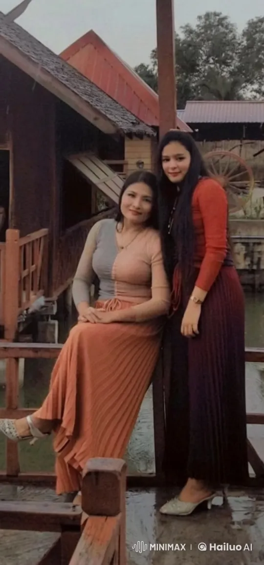 Two Women Dancing Gracefully on Balcony – AI Generated Video | Hailuo AI