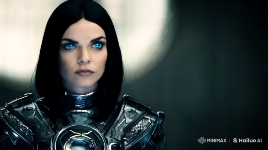 Cyber Woman: Futuristic Portrait in High-Res Cinematic Style – AI Generated Video | Hailuo AI