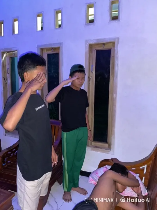 Three Young Martial Artists Perform a Choreographed Kung Fu Fight – AI Generated Video | Hailuo AI