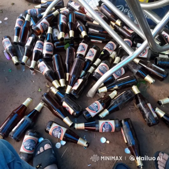 Beer Bottles Gain Animation, Stand and Run – AI Generated Video | Hailuo AI