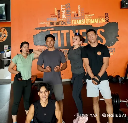 Fit Individuals Showcase Martial Arts Skills in Gym – AI Generated Video | Hailuo AI