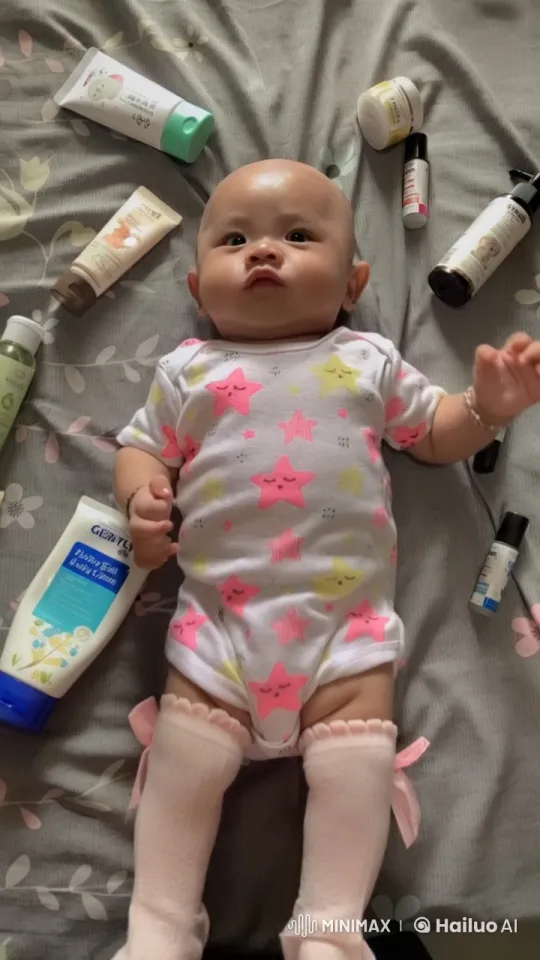 Baby Kungfu Showdown Amidst Skincare Products – AI Generated Video | Hailuo AI
