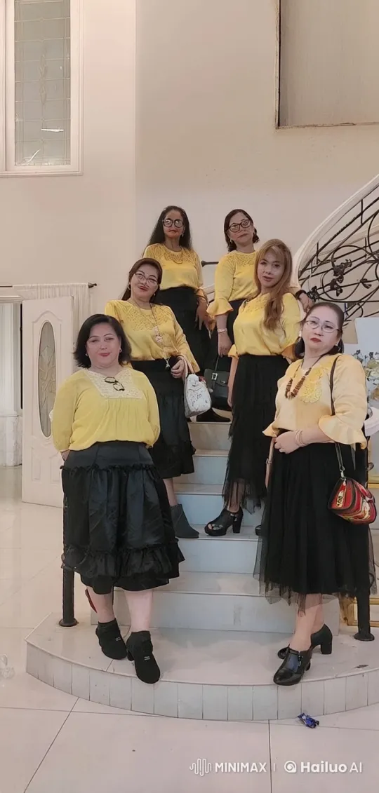 Coordinated Kungfu Display by Six Women in Yellow – AI Generated Video | Hailuo AI