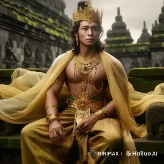 Regal Figure Morphs into Majestic Tiger Amidst Ancient Temple – AI Generated Video | Hailuo AI