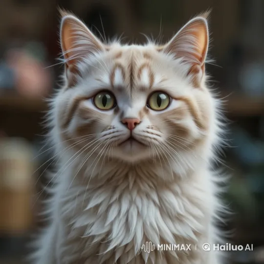 Live2D Fluffy Cat Sings with Animated Expressions – AI Generated Video | Hailuo AI