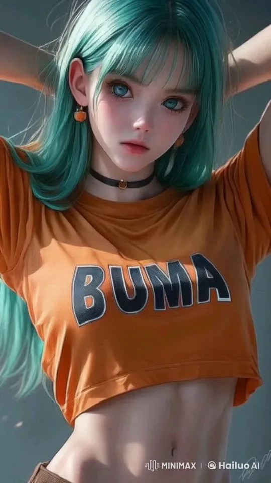 Young Woman with Teal Hair in Serene, Sunlit Portrait – AI Generated Video | Hailuo AI