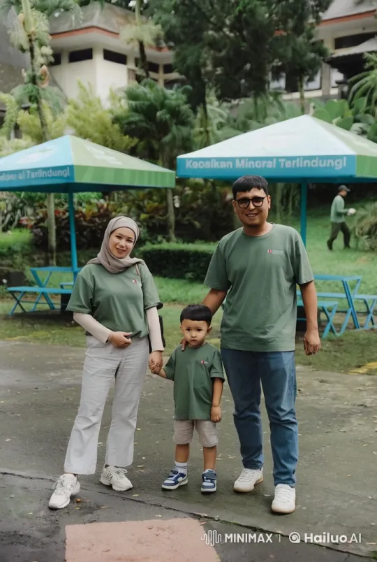 Family Bonding in a Serene Park Setting – AI Generated Video | Hailuo AI