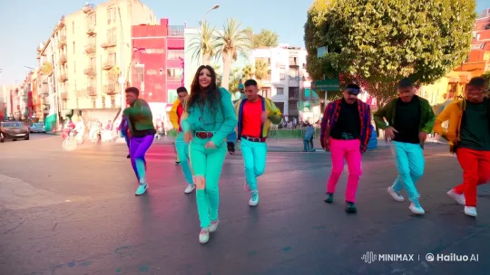 Anne Maria's 'Hello Bye' Music Video: Mexico City Dance Spectacle – AI Generated Video | Hailuo AI