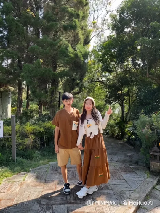 Couple Showcases Martial Arts in Peaceful Park Setting – AI Generated Video | Hailuo AI