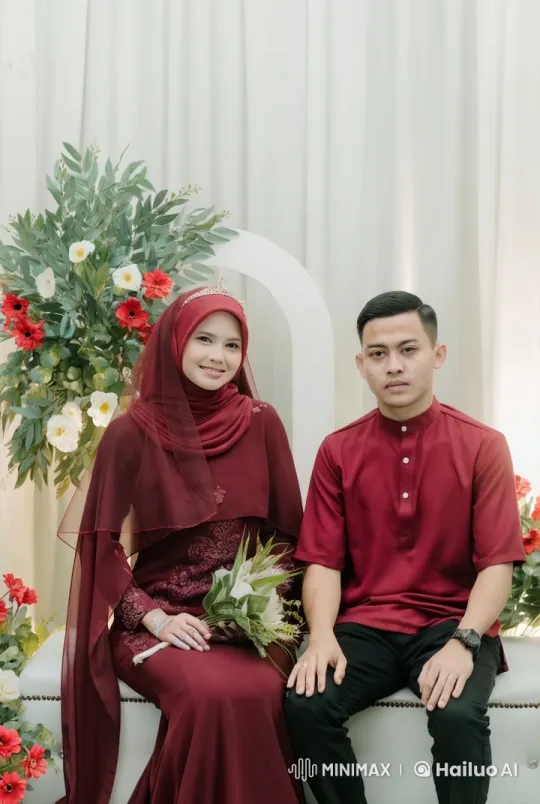 Couple Performs Martial Arts on a Flower-Adorned Bench – AI Generated Video | Hailuo AI