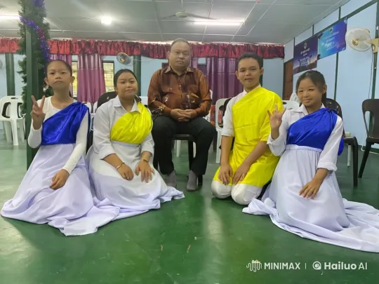 Children Practice Kung Fu in Festive Decor – AI Generated Video | Hailuo AI