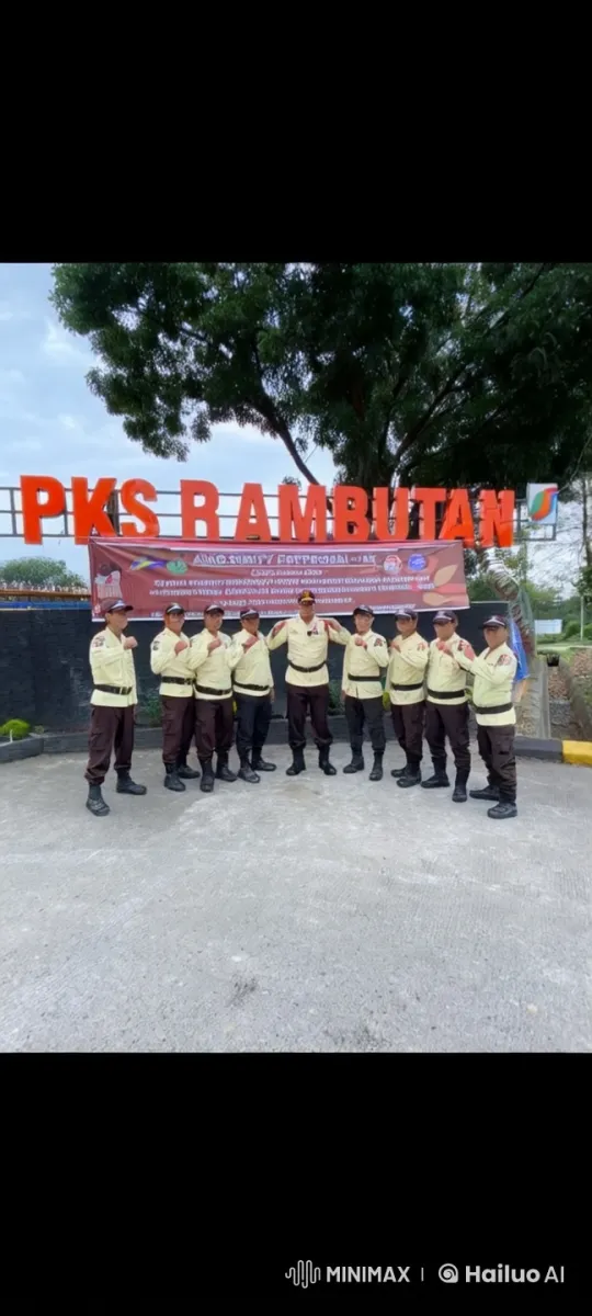 PKS Rambutan Security Team Celebrates with Martial Arts Display – AI Generated Video | Hailuo AI