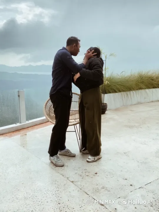 Intense Kung Fu Fight on Windy Terrace – AI Generated Video | Hailuo AI