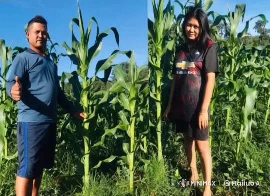Kung Fu Practitioners Displaying Skills in Cornfield – AI Generated Video | Hailuo AI