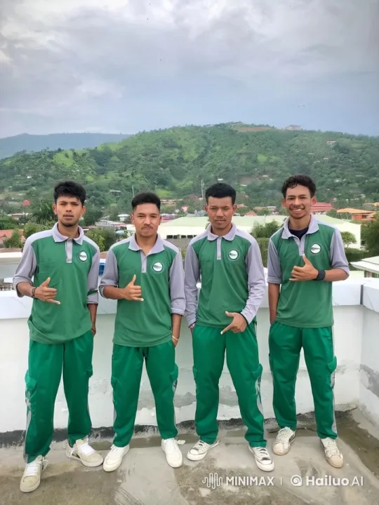 Young Martial Artists Showcase Skills on Terrace – AI Generated Video | Hailuo AI