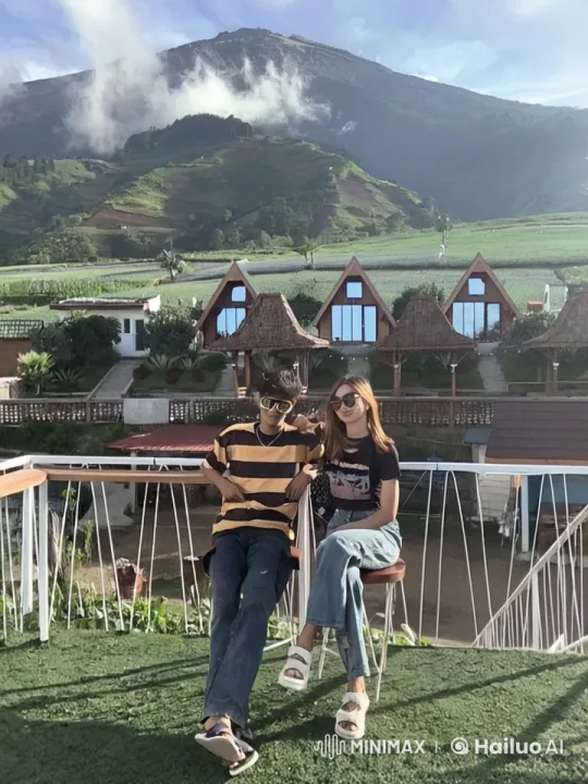 Couple's Joyful Kung Fu Display in Scenic Mountains – AI Generated Video | Hailuo AI