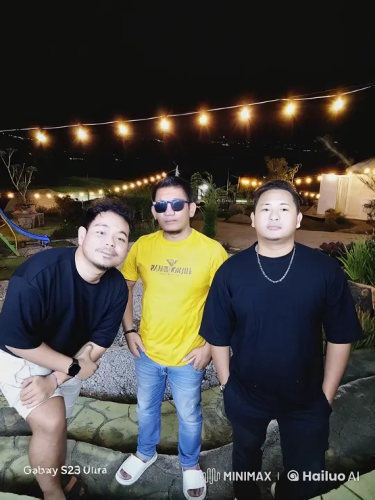 Outdoor Martial Arts Display Under String Lights – AI Generated Video | Hailuo AI
