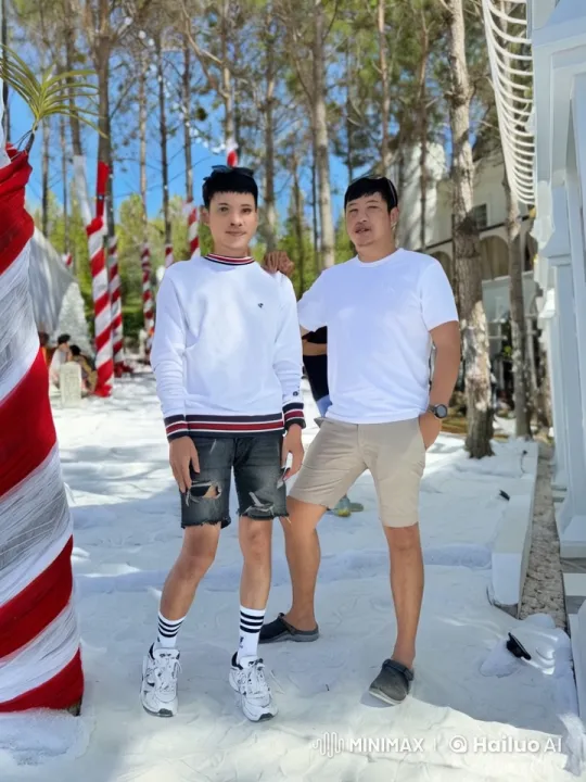 Festive Kung Fu Showdown in Snowy Landscape – AI Generated Video | Hailuo AI