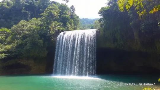 Jungle Waterfall Discovery – AI Generated Video | Hailuo AI