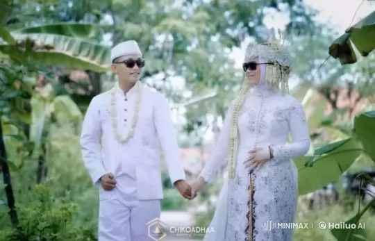 Traditional Attire, Martial Artistry in Serene Wedding Scene – AI Generated Video | Hailuo AI