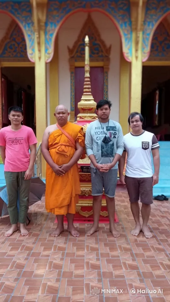 Monk Leads Intense Kungfu Battle at Temple – AI Generated Video | Hailuo AI