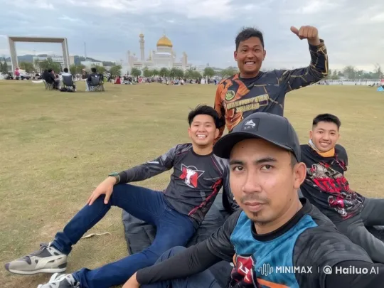 Friends Practicing Kung Fu in Peaceful Field Near Mosque – AI Generated Video | Hailuo AI