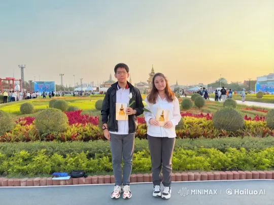 Martial Artists Perform Graceful Kung Fu in Scenic Park – AI Generated Video | Hailuo AI