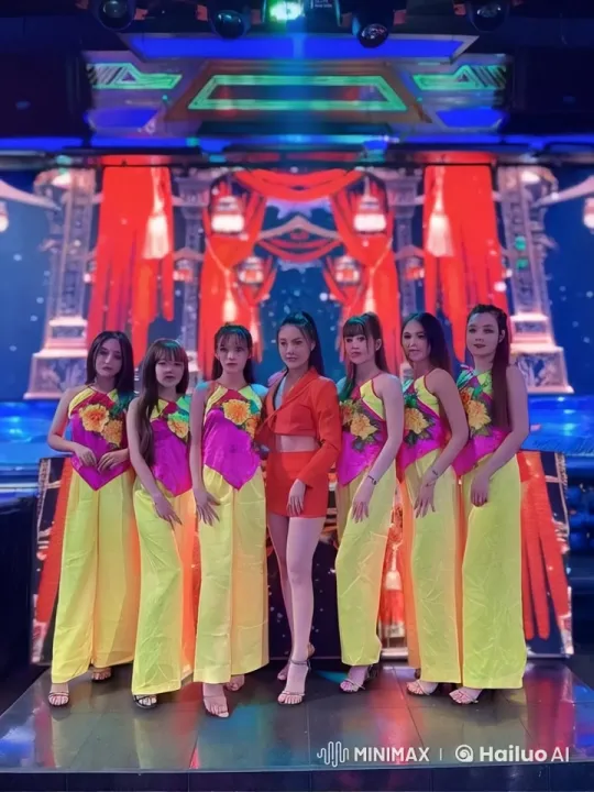 Colorful Kung Fu Performance by Six Women – AI Generated Video | Hailuo AI