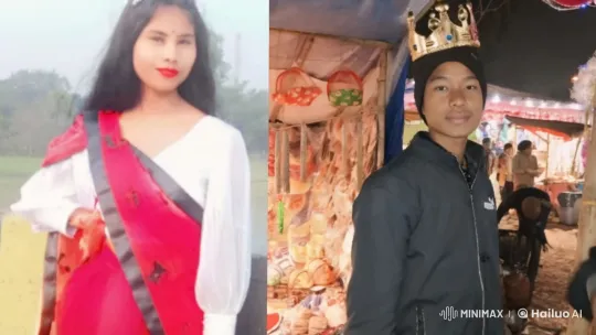 Couple's Intimate Meeting in Nature and Market Fusion – AI Generated Video | Hailuo AI