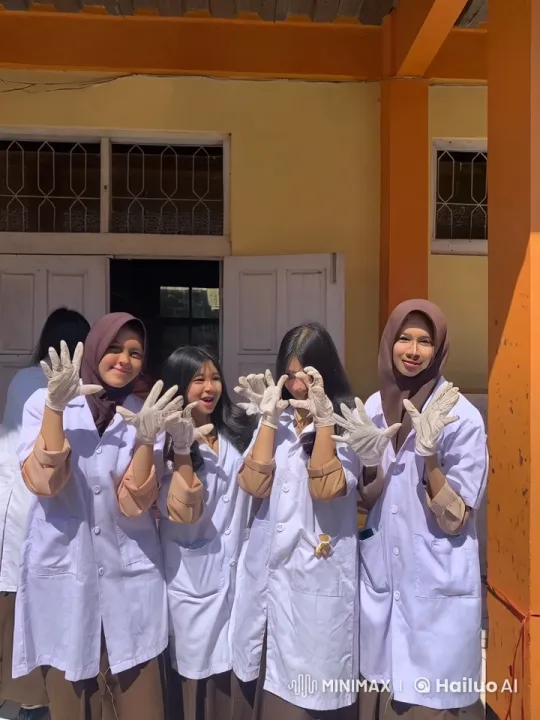 Students in Lab Coats Perform Playful Kungfu Routine – AI Generated Video | Hailuo AI