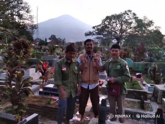 Three Men in Field Uniforms at Dusk Cemetery – AI Generated Video | Hailuo AI
