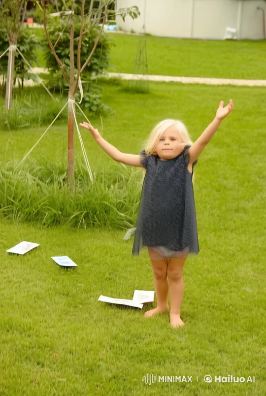Girl Soars with Dragons in Animated Sky Flight – AI Generated Video | Hailuo AI