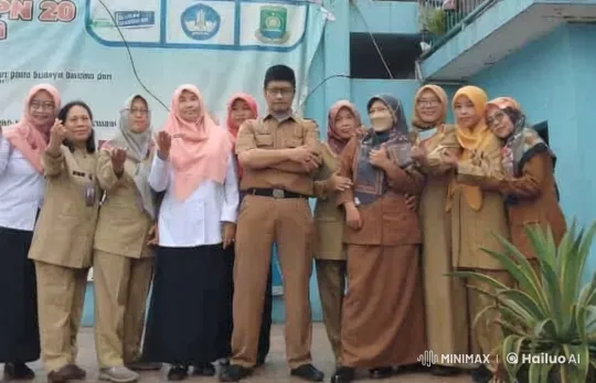 Khaki-Clad Group Performs Synchronized Kung Fu by Blue Building – AI Generated Video | Hailuo AI