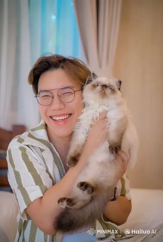 Persian Cat Impresses with Kung Fu Skills – AI Generated Video | Hailuo AI