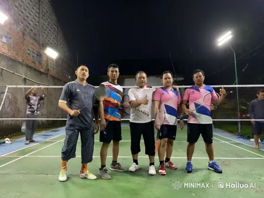 Kungfu Practitioners Display Martial Arts on Badminton Court – AI Generated Video | Hailuo AI