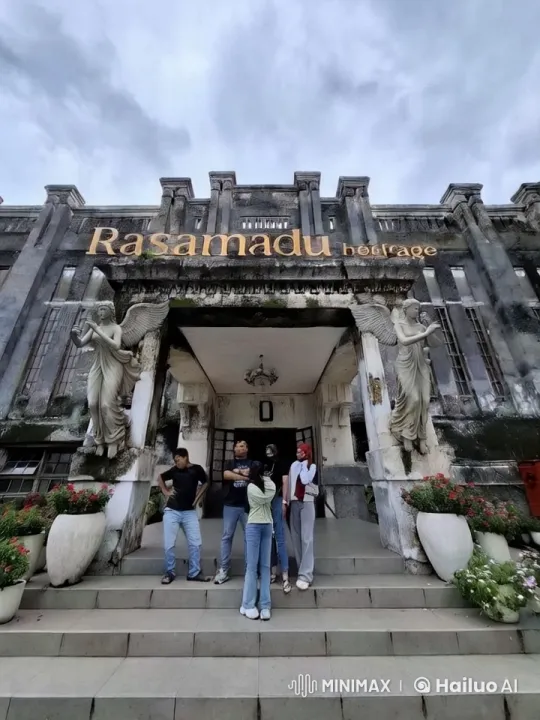 Kungfu Display in Front of Rasamadu Heritage Building – AI Generated Video | Hailuo AI